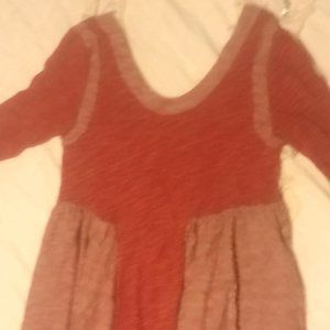 Shades of muted red Free People Beach Dress